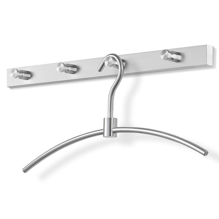 Zack Colgador Pared 4 Ganchos Accolo Longitud 40 cm